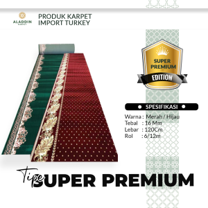 Karpet Turki Super Premium 16mm