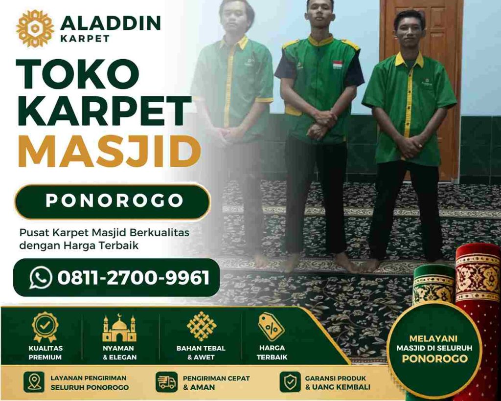 Karpet Polos Ponorogo Untuk Masjid Nyaman Dan Tahan Lama